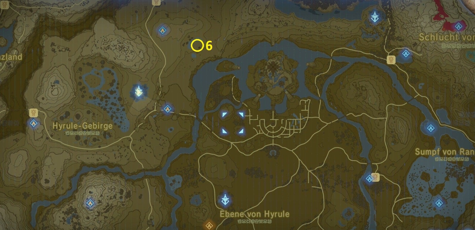 Zelda Breath Of The Wild Erinnerungen Zelda: Breath of the Wild - Erinnerungsfotos - Fundorte Erinnerungen